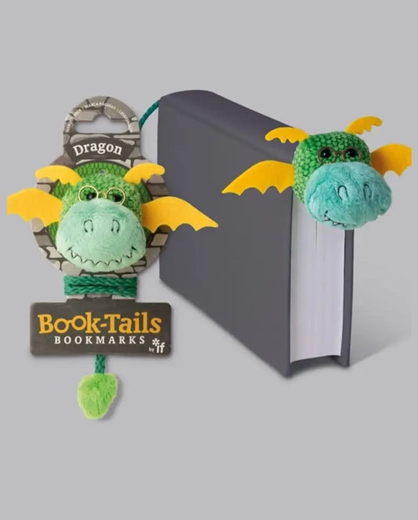 Book-Tails Bookmark: Dragon – Book + Bow
